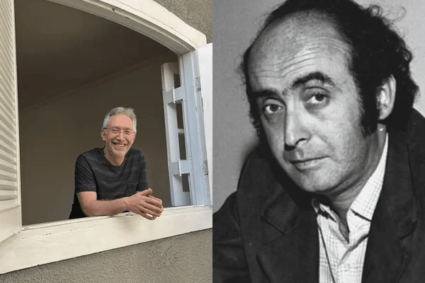 Colagem do rabino Ruben Sternschein e do jornalista Vladimir Herzog - Metrópoles