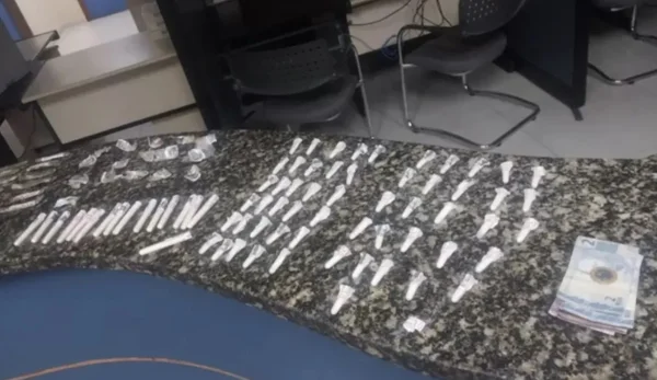 cocaína apreendida