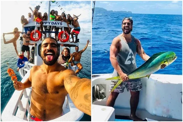 Caio Castro em Fernando de Noronha