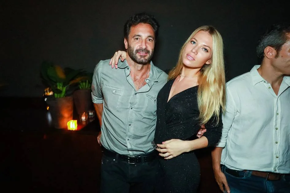 Rico Mansur e Melanie Ribbe Rico Mansur e Melanie Ribbe