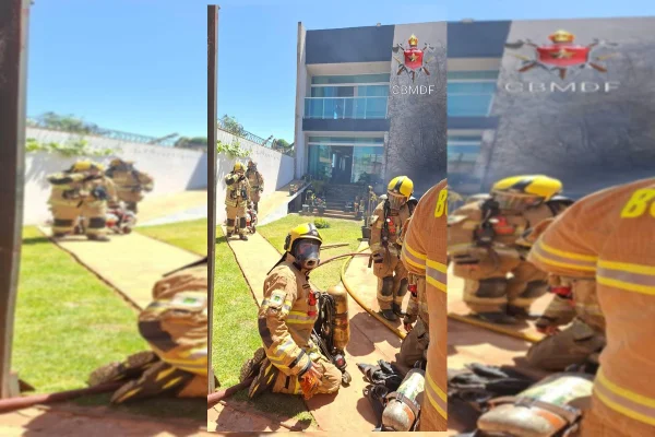 IncÊndio em residências de Taguatinga