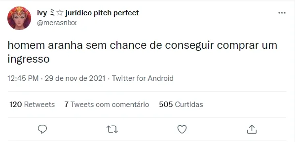 Após a queda dos sites de cinema, as redes sociais foram inundadas com memes sobre o filme Após a queda dos sites de cinema, as redes sociais foram inundadas com memes sobre o filme