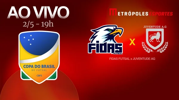 Copa do Brasil de Futsal: assista Fidas Futsal x Juventude AG ao vivo