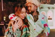 Rafaella Santos e Neymar são clicados em festa junia
