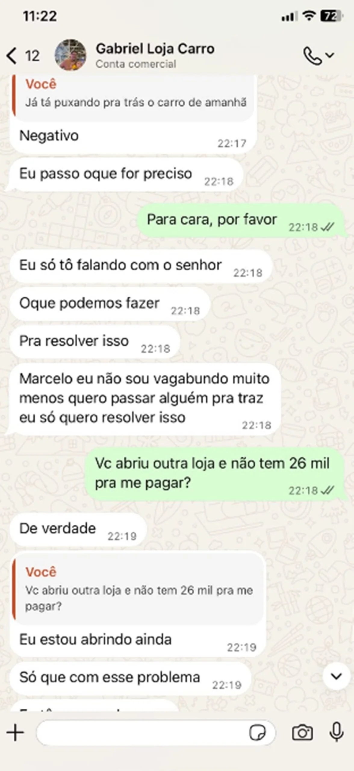 Estelionatário dá “golpe do balcão” em PM dentro de revendedora de veículos - imagem 5 Estelionatário dá “golpe do balcão” em PM dentro de revendedora de veículos - imagem 5