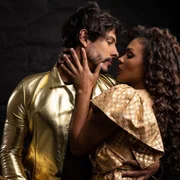 Lidi Lisboa e o cantor Shia Lidi Lisboa e o cantor Shia