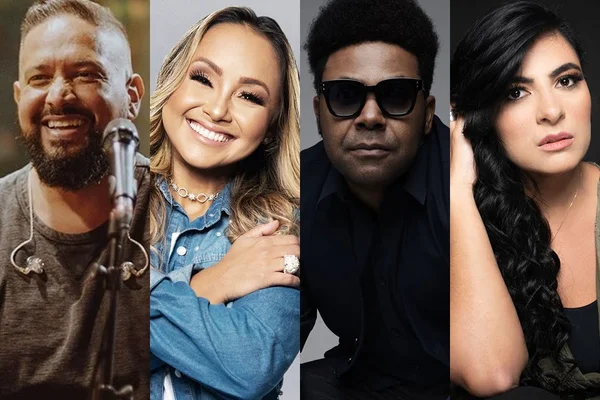 Cantores gospel ganha menos que de outros gêneros (Reprodução: Montagem Metrópoles)