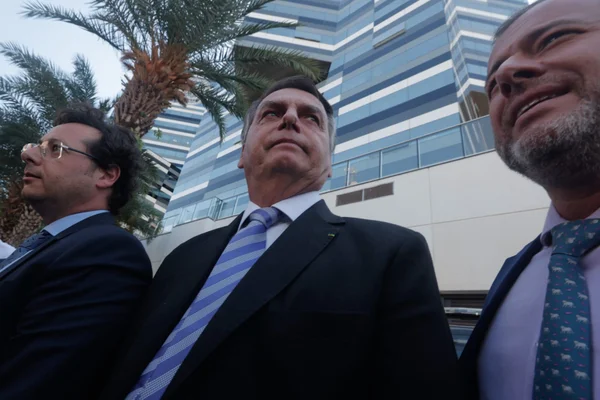 Ex-presidente Jair Bolsonaro (PL) deixa prédio da Polícia Federal