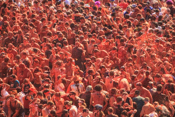 Festival La tomatina e guerra de tomates