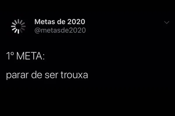 Perfil com metas para 2020 viraliza no Instagram