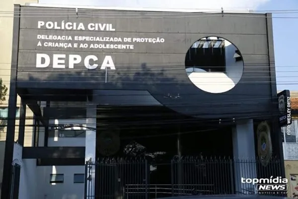 Fachada da DEPCA de Campo Grande (MS) - Metrópoles
