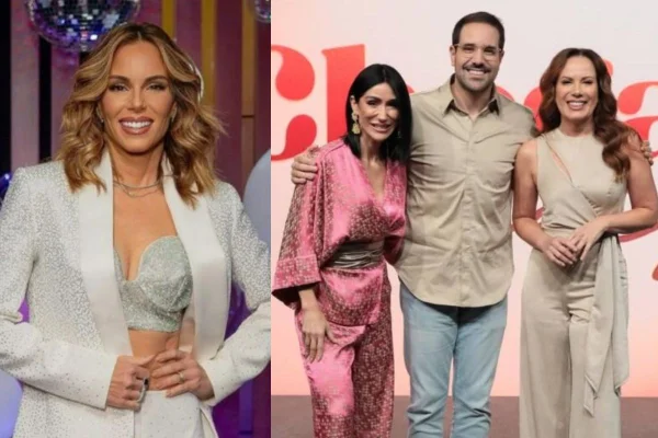 Ana Furtado e elenco do Chega Mais, do SBT