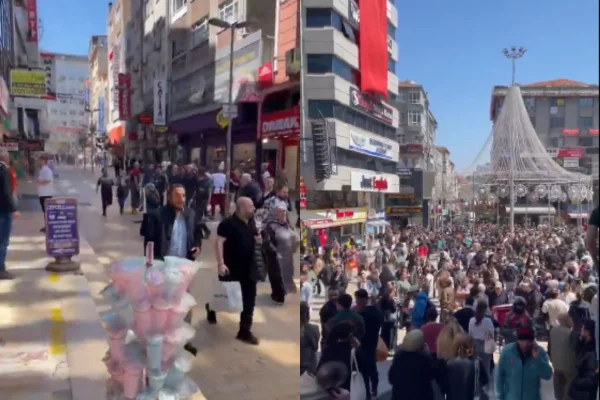 Imagem colorida, Vídeo: terremoto de magnitude 6,2 atinge Istambul e deixa 151 feridos - Metrópoles