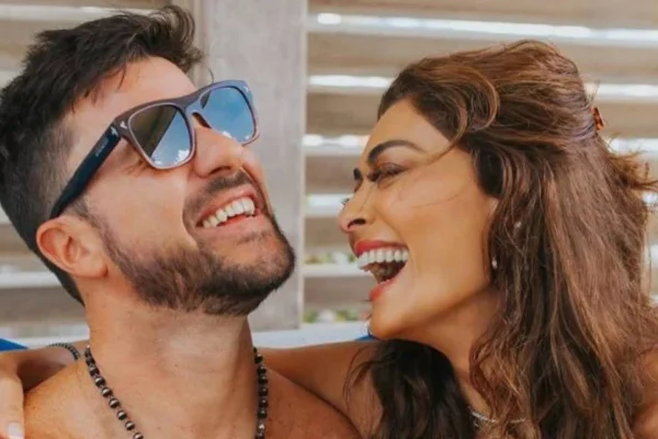 Juliana Paes e o marido