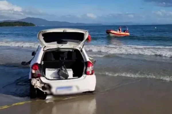 Vídeo: gaúcho passa quase duas horas no mar para escapar da polícia