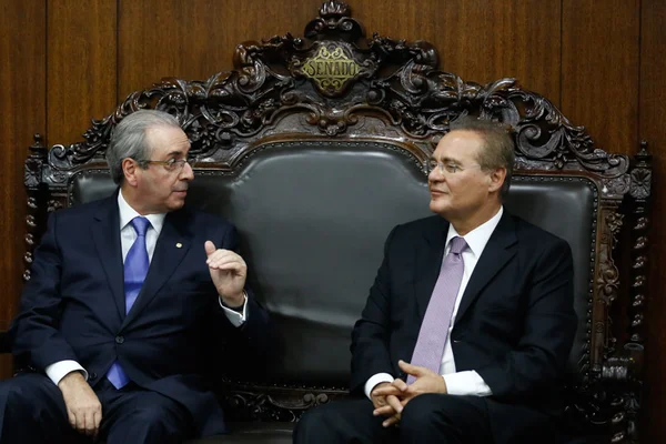 Renan confirma varredura em gabinete e residência de Eduardo Cunha