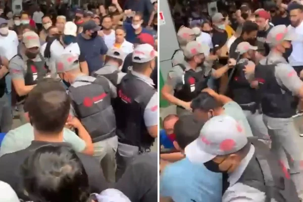 Vídeo: bandidos tentam aplicar golpe em feirantes e acabam apanhando