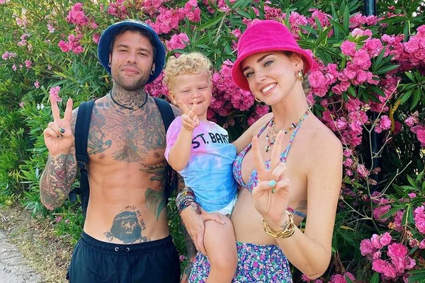 Chiara Ferragni, Fedez e Leone Lucia