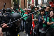 Manifestações em Madrid, Espanha Manifestações em Madrid, Espanha