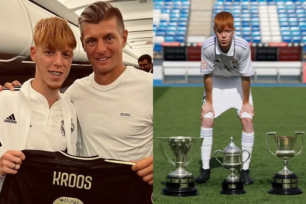 Foto colorida de joia do Real Madrid - Metrópoles