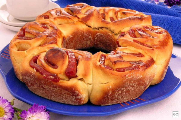 pão doce de goiabada