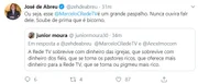 O ator também retweetou o post de um usuário e chamou o apresentador de paspalho O ator também retweetou o post de um usuário e chamou o apresentador de paspalho
