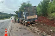Caminhoneiro relatou que Diego invadiu a contramão antes da batida Caminhoneiro relatou que Diego invadiu a contramão antes da batida