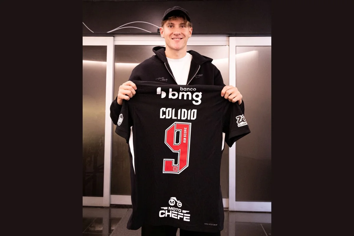 Vasco anuncia acerto com River Plate pelo atacante Facundo Colidio