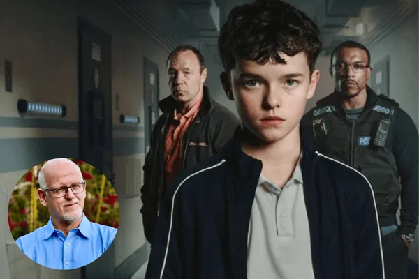 Montagem colorida dos protagonistas da série Adolescência