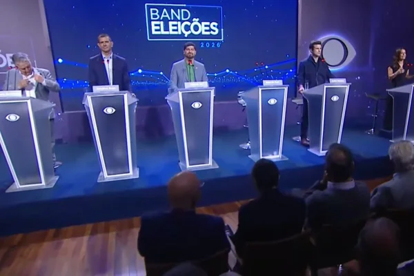 Debate dos candidatos a governador do Rio de Janeiro, promovido pela Band