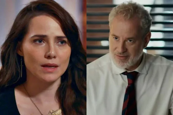 Adriana (Letícia Collin) e Ademir (Dan Stulbach) em Quem Ama Cuida