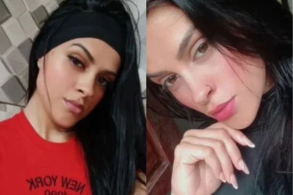 Fotos coloridas da jovem Weisla Castro Israel, de 27 anos, vítima de um feminicídio, em Cajati, no Vale do Ribeira, interior de São Paulo