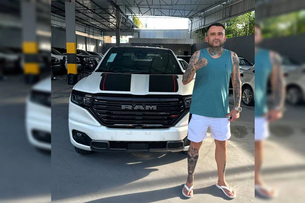 Imagem colorida mostra policial militar Alexandre da Silva Salazar - Metrópoles