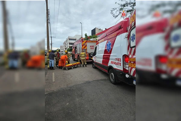 Homem de 78 fica ferido após ser atropelado por motociclista no DF