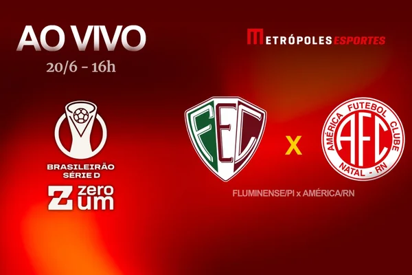 Série D ZeroUm: Metrópoles transmite Fluminense-PI x América-RN