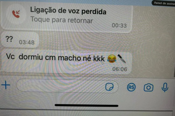Homem é preso após ameaçar ex-companheira: "Dormiu com macho, né?"