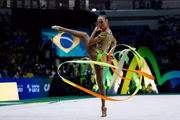 Geovanna Santos abriu as disputas com as fitas