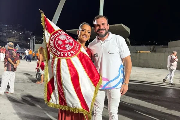 Foto colorida de Marcelo Calil e Marcella Alves - Metrópoles