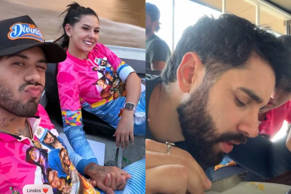 Amigo posta vídeo e entrega Ana Castela e Zé Felipe abraçados