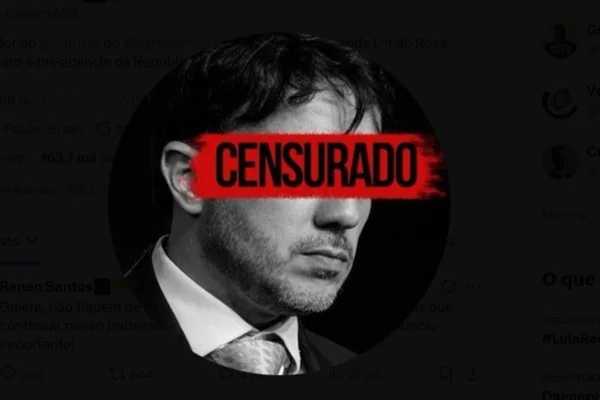 “Censurado”: Renan troca foto nas redes sociais após decisão de Toffoli