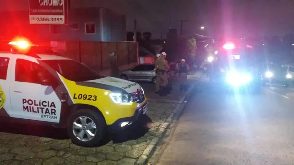 Carros da Polícia Militar em Curitiba