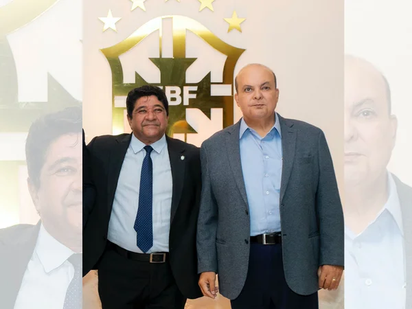 Presidente da CBF e governador do DF, Ibaneis Rocha - Metrópoles