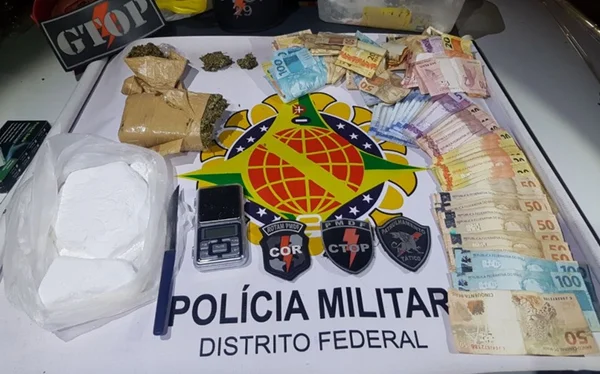 Traficante é preso no DF com cocaína pura avaliada em R$ 100 mil