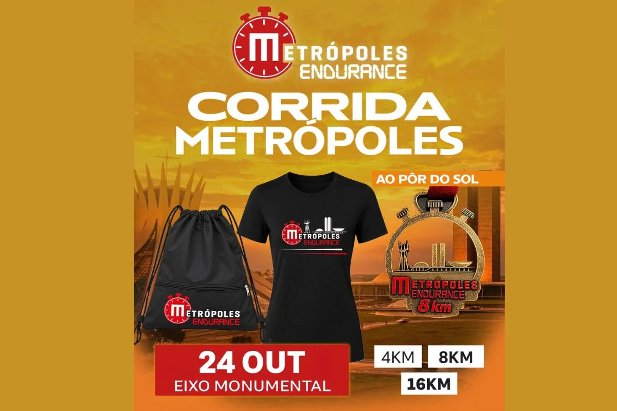 Kit do Metrópoles Endurance Corrida Kit do Metrópoles Endurance Corrida