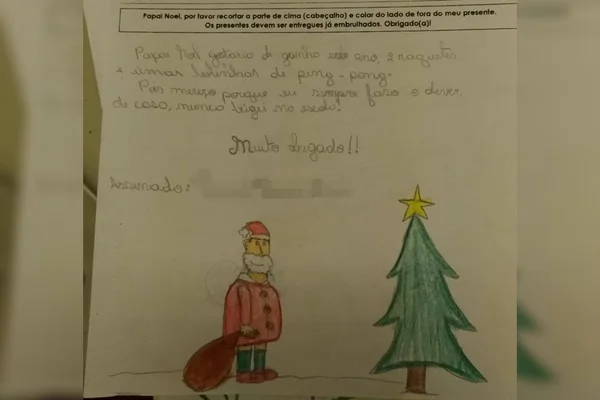 Papai Noel dos Correios: 7,5 mil cartas aguardam padrinhos no DF