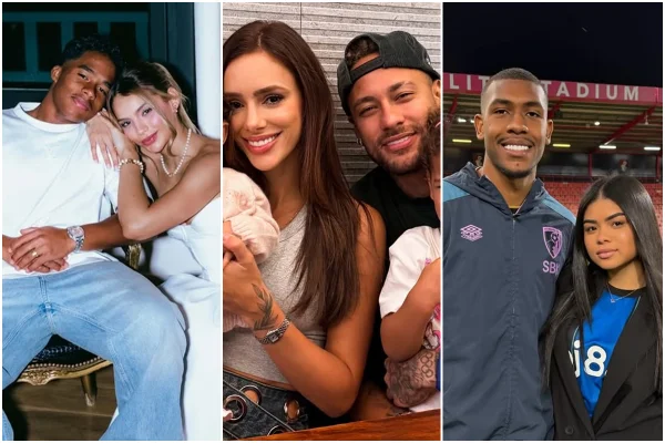 Endrick e Gabriely Miranda; Bruna Biancardi e Neymar; Rayan e Duda Santos