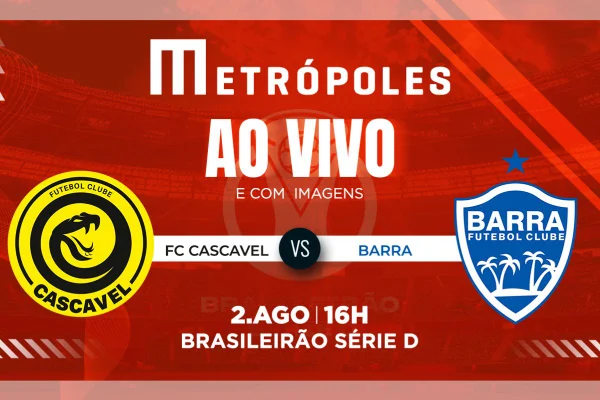 Série D: assista ao vivo e com imagens FC Cascavel-PR e Barra-SC