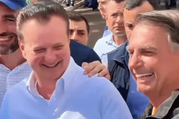 Gilberto Kassab (PSD) e Jair Bolsonaro (PL)
