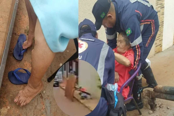 Imagem colorida de mulher ferida - Metrópoles