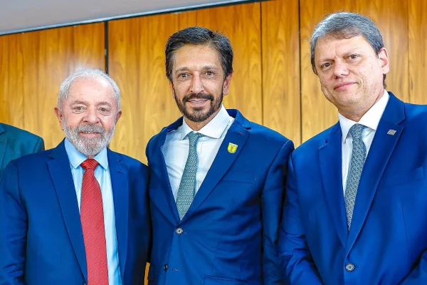Lula, Ricardo Nunes e Tarcísio